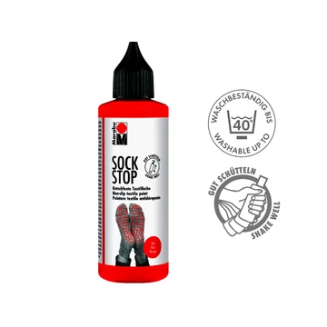 Marabu ZOKNI STOP csúszásgátló festék 232 piros 90ml Marabu ZOKNI STOP csúszásgátló festék 232 piros 90ml