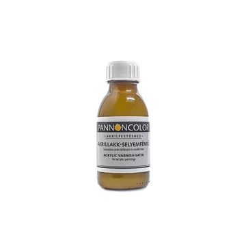 Pannoncolor akrillakk selyemfényű 100 ml – vízbázisú védőlakk akrilfestményekhez, selymes fényű felülettel Pannoncolor akrillakk selyemfényű 100 ml – vízbázisú védőlakk akrilfestményekhez, selymes fényű felülettel