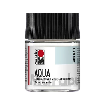 Marabu AQUA VARNISH SATIN-FINISH lakk 50 ml – vízbázisú, szagtalan, selyemfényű védőlakk művészi munkákhoz Marabu AQUA VARNISH SATIN-FINISH lakk 50 ml – vízbázisú, szagtalan, selyemfényű védőlakk művészi munkákhoz