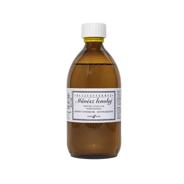 Pannoncolor lenolaj 500 ml – természetes festőszer olajfesték hígításához és fényesítéséhez Pannoncolor lenolaj 500 ml – természetes festőszer olajfesték hígításához és fényesítéséhez