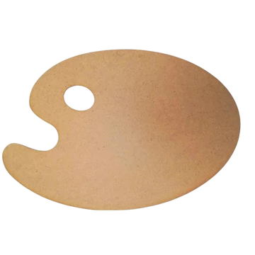 Pannoncolor  paletta MDF P2 ovális 29*20cm