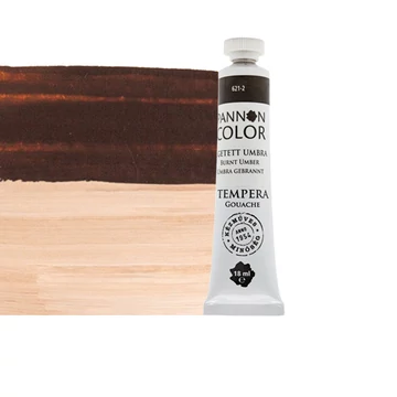 Pannoncolor tempera, gouache típusú festék 621-2 égetett umbra 18ml  – élénk színű, vízbázisú festék kreatív felhasználásra Pannoncolor tempera, gouache típusú festék 621-2 égetett umbra 18ml  – élénk színű, vízbázisú festék kreatív felhasználásra
