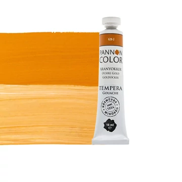 Pannoncolor tempera, gouache típusú festék 628-2 aranyokker – élénk színű, vízbázisú festék kreatív felhasználásra Pannoncolor tempera, gouache típusú festék 628-2 aranyokker – élénk színű, vízbázisú festék kreatív felhasználásra