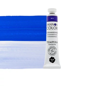 Pannoncolor tempera, gouache típusú festék 641-1 ultramarinkék 18ml – élénk színű, vízbázisú festék kreatív felhasználásra Pannoncolor tempera, gouache típusú festék 641-1 ultramarinkék 18ml – élénk színű, vízbázisú festék kreatív felhasználásra