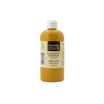 Pannoncolor ecsetkész tempera 618 világos okker 500ml– vízbázisú festék élénk színekkel iskolai és hobbi célra Pannoncolor ecsetkész tempera 618 világos okker 500ml– vízbázisú festék élénk színekkel iskolai és hobbi célra