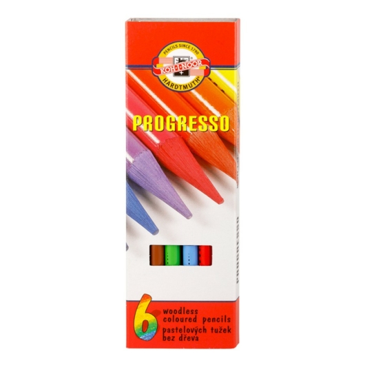 KOH-I-NOOR PROGRESSO fatest nélküli színes ceruza készlet 6db