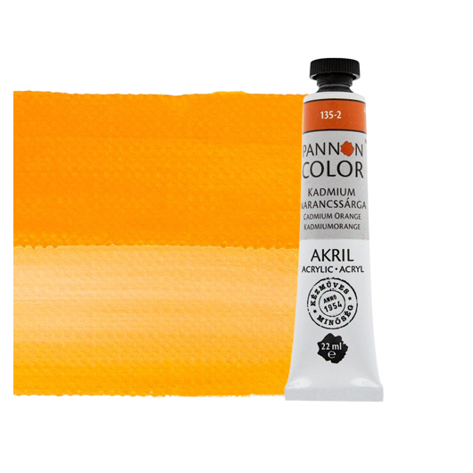 Pannoncolor akrilfesték 135-2 kadmium narancssárga 22ml