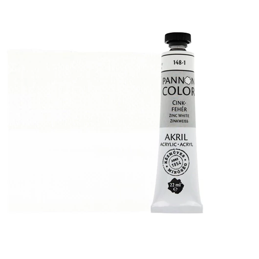 Pannoncolor  akrilfesték 148-1 cinkfehér 22ml