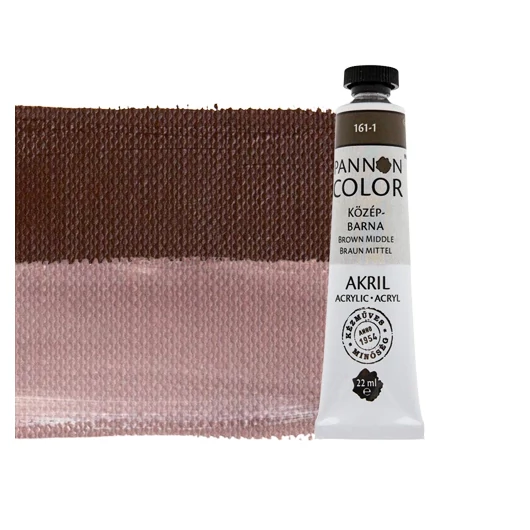 Pannoncolor  akrilfesték 161-1 középbarna 22ml