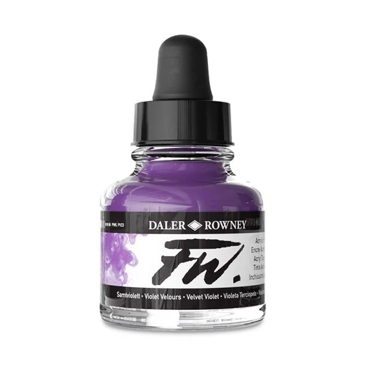 Daler-Rowney FW akril tinta 454 bársonylila 29,5ml