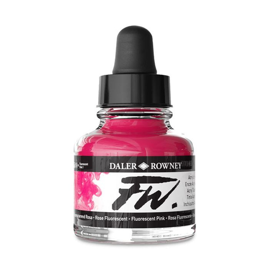 Daler-Rowney FW akril tinta 538 foszforeszkáló pink 29,5ml