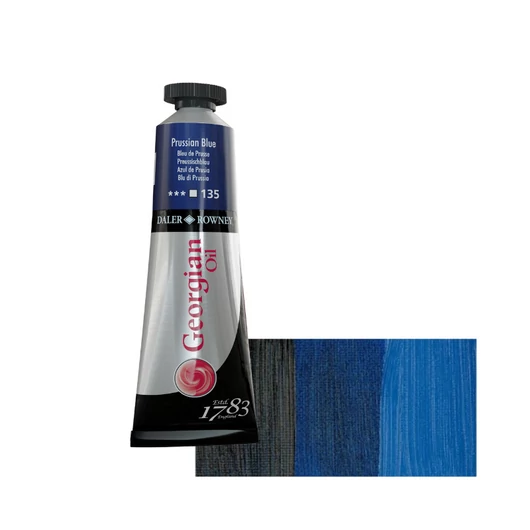Daler-Rowney GEORGIAN OIL COLOUR 135 poroszkék – 38 ml tubusos olajfesték