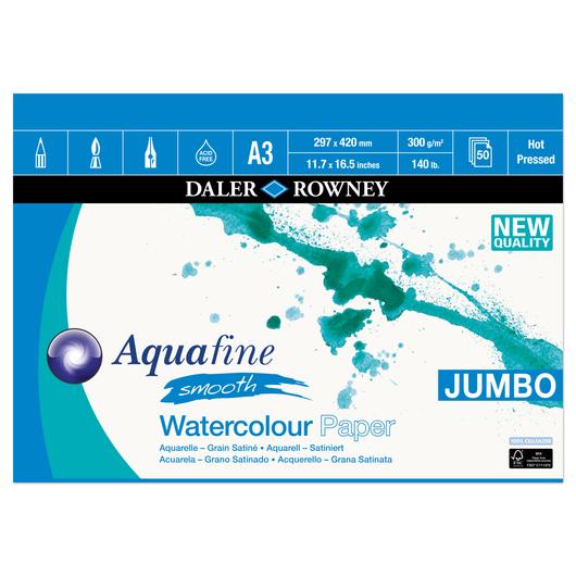 Daler-Rowney AQUAFINE tömb A3 50lap sima 300g