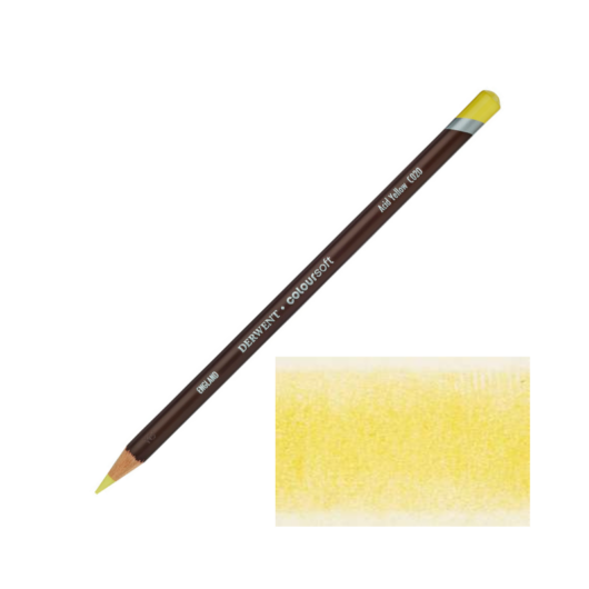 Derwent COLOURSOFT színes ceruza savas sárga C020/acid yellow