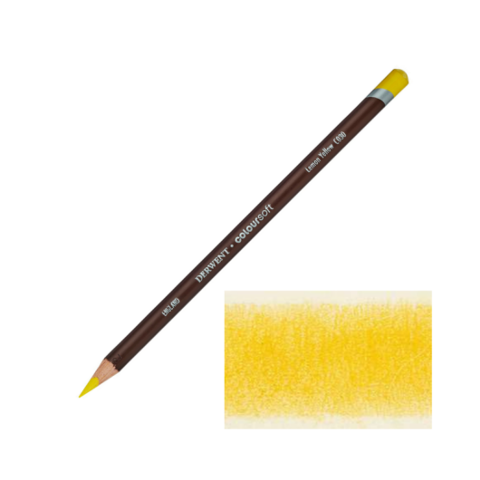 Derwent COLOURSOFT színes ceruza citromsárga C030/lemon yellow