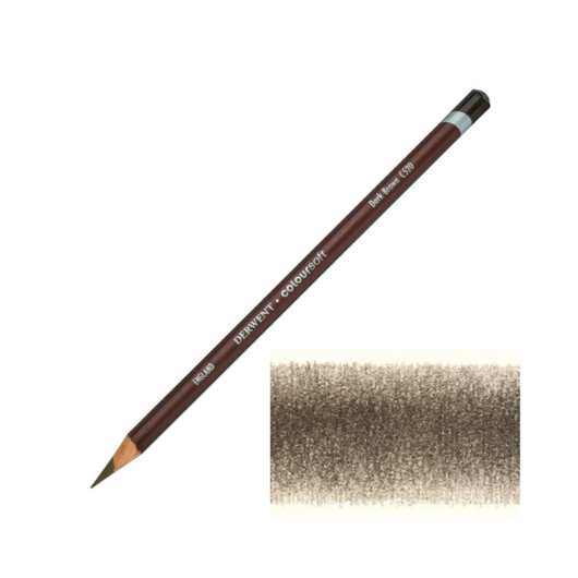 Derwent COLOURSOFT színes ceruza sötétbarna C520/dark brown