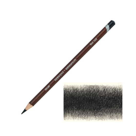 Derwent COLOURSOFT színes ceruza fekete C650/black