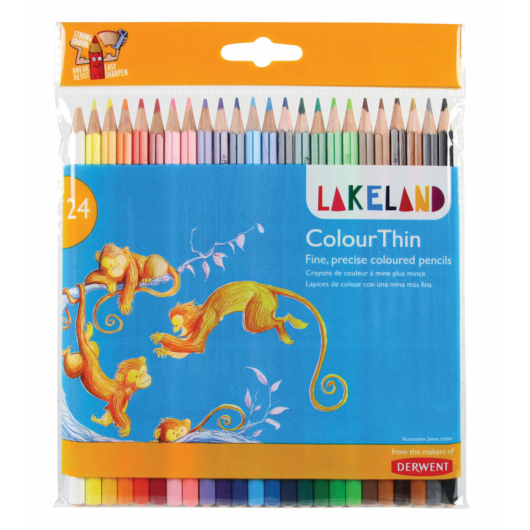Derwent LAKELAND színes ceruza colourthin készlet 24 szín