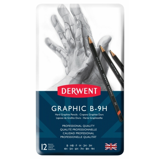 Derwent GRAPHIC grafitceruza készlet B-9H 12db-os