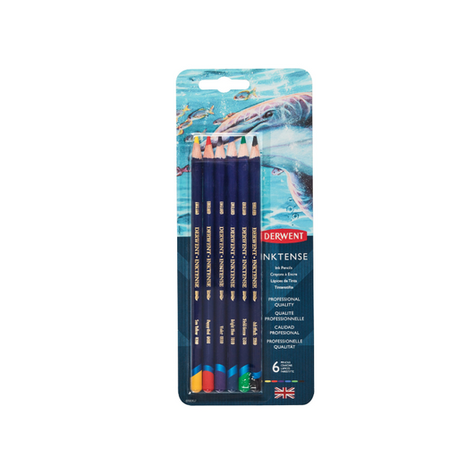 Derwent INKTENSE vízzel elmosható ceruza készlet bliszteres 6 szín