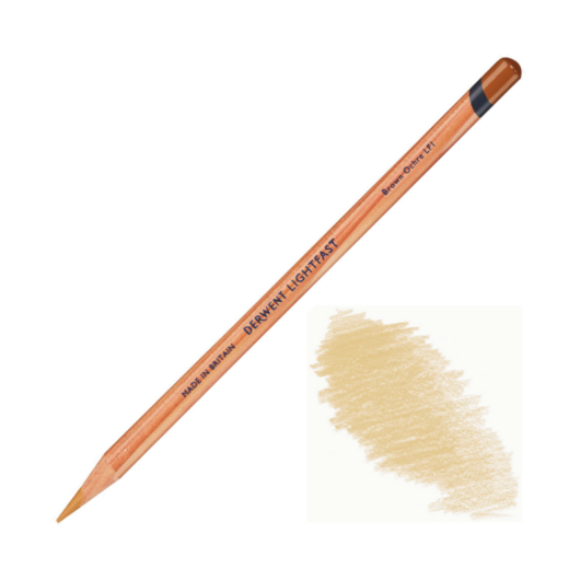 Derwent LIGHTFAST színes ceruza barna okker/brown ochre