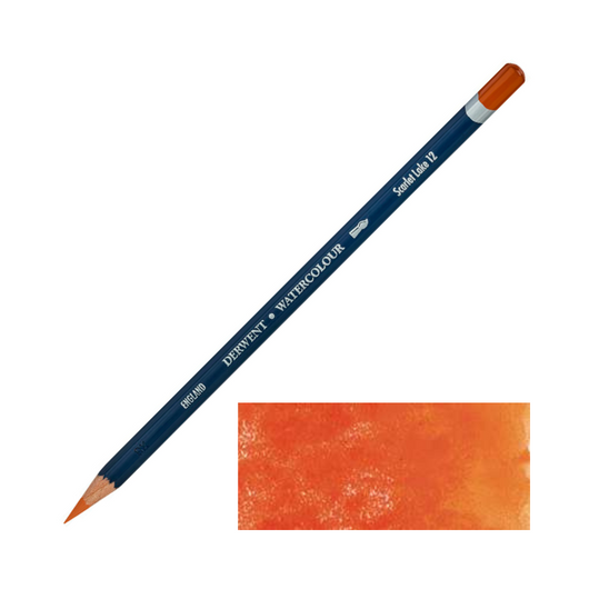 Derwent WATERCOLOUR akvarell ceruza skarlátvöröslakk/scarlet lake 1200