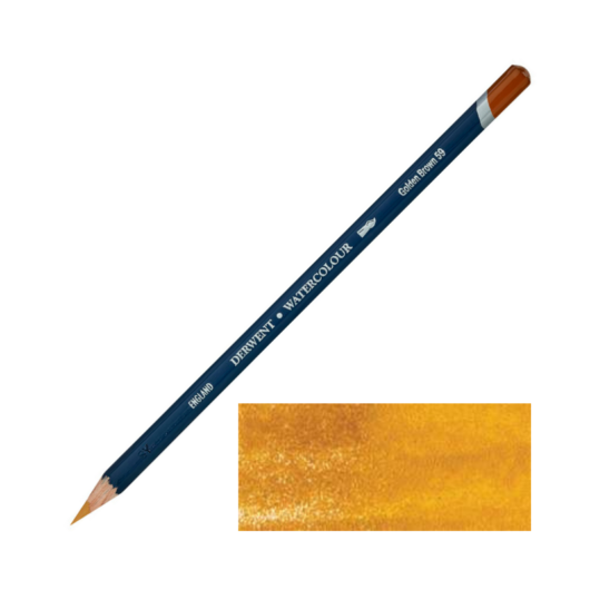 Derwent WATERCOLOUR akvarell ceruza aranybarna/golden brown 5900