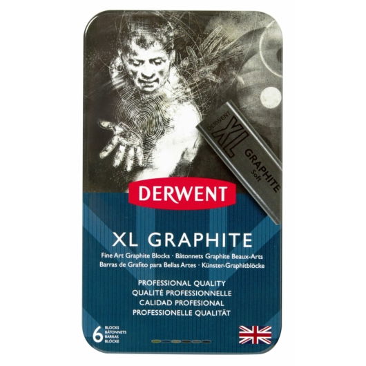 Derwent XL GRAPHITE grafittömb készlet 6 szín