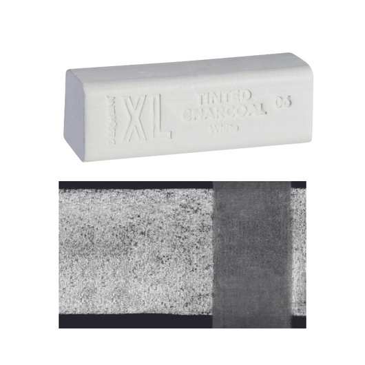 Derwent XL Tinted Charcoal széntömb white/fehér