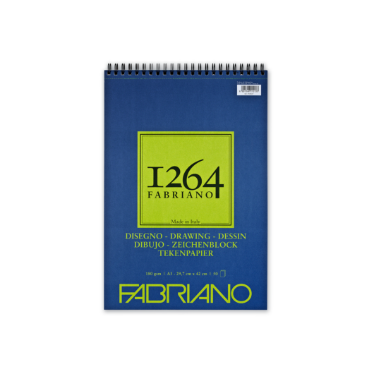 Fabriano 1264 Drawing tömb A3 50lap 180g felül spirálos