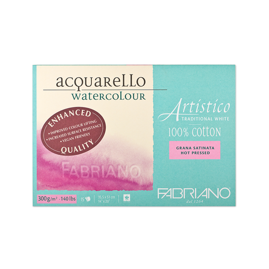 Fabriano ARTISTICO Traditional White tömb 23*30,5cm 20lap sima 300g