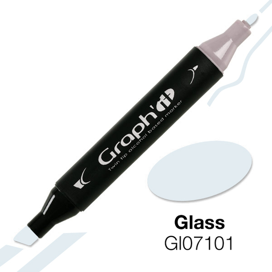 GRAPH'IT kétvégű (vágott/normál) alkoholos filctoll 7101 üveg