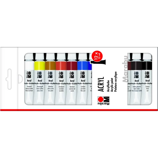 Marabu ACRYL akrilfesték 12*12ml