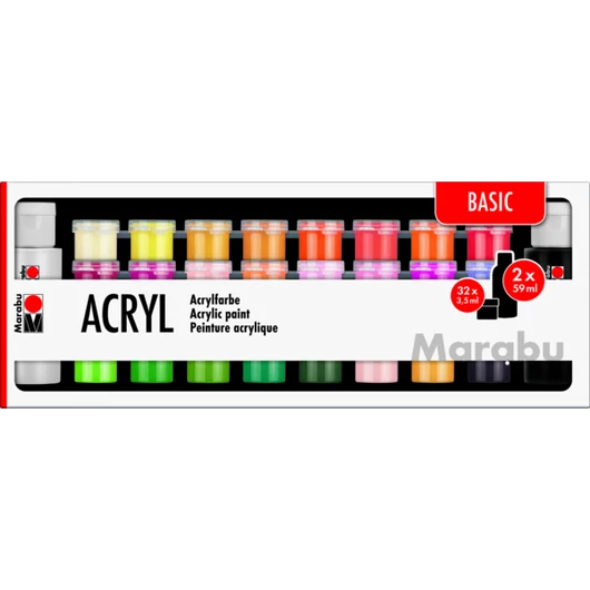 Marabu ACRYL akrilfesték 32*3,5ml