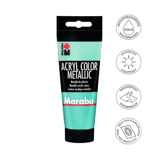 Marabu ACRYL COLOR METALLIC akrilfesték 792 metálfényű zöld 100ml