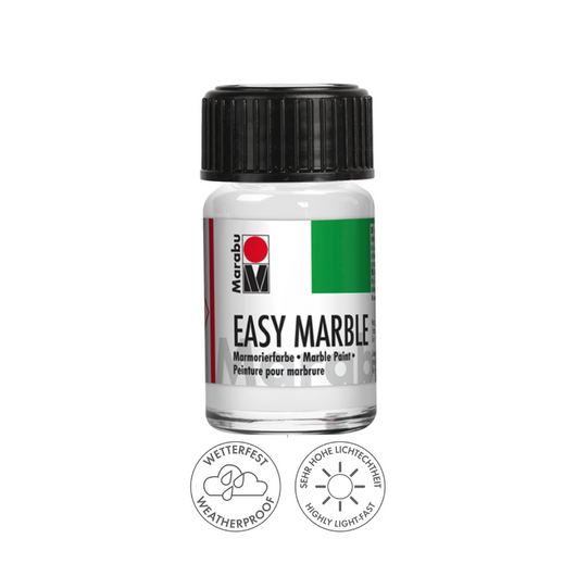 Marabu EASY MARBLE márványozó festék 070 fehér 15ml