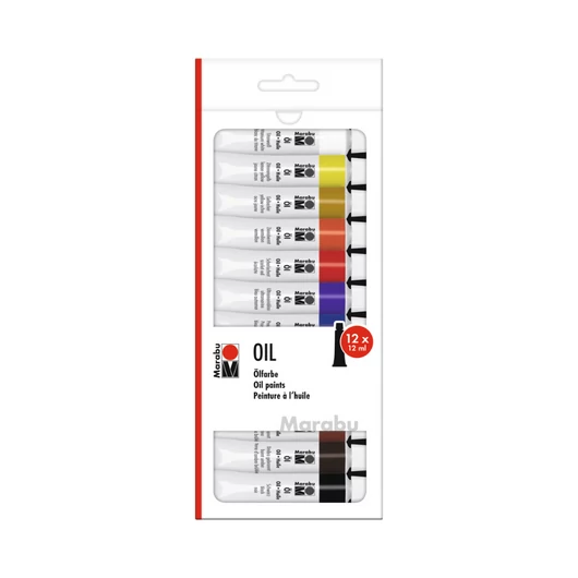 Marabu OIL olajfesték készlet 12*12ml