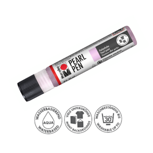 Marabu Pearl Pen gyöngyházfényű díszítő és pontozó toll 534 pink 25 ml