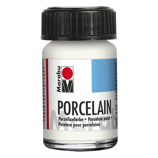Marabu PORCELAIN porcelán festék 070 fehér 15ml