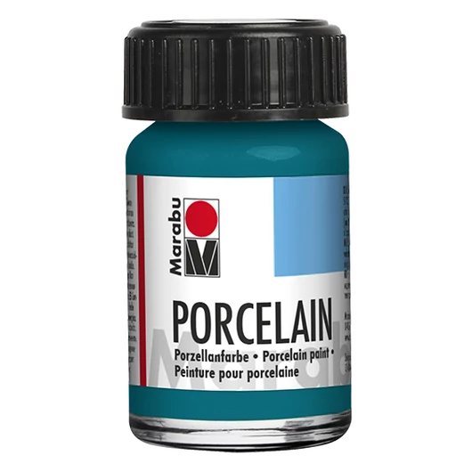 Marabu PORCELAIN porcelán festék 092 petrol 15ml