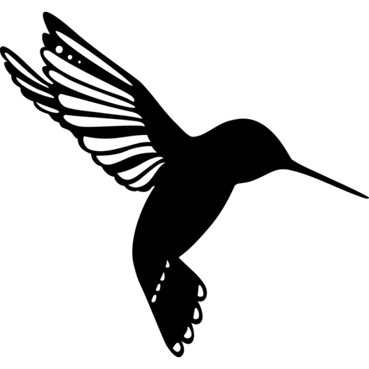 Marabu STENCILS sablon kis madárka/little birdie minta 15*15cm
