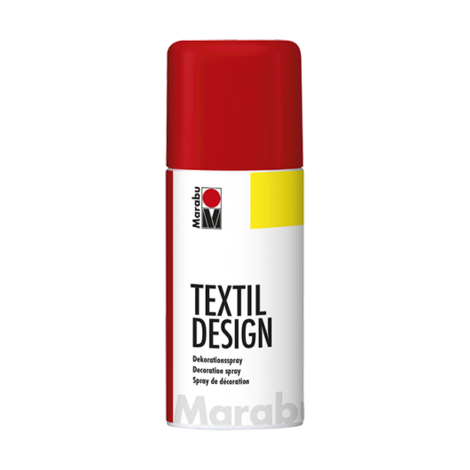 Marabu TEXTIL DESIGN textilfesték spray 031 cseresznye piros 150ml