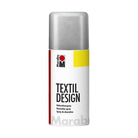 Marabu TEXTIL DESIGN textilfesték spray 782 metálfényű ezüst 150ml