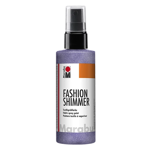 Marabu FASHION SPRAY pumpás textilfesték 596 csillámos lila 100ml