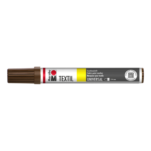 Marabu TEXTIL filctoll 2-4mm 046 középbarna