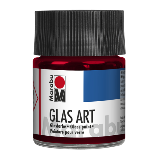 Marabu GLASART oldószeres üvegfesték 436 cinóber 50ml