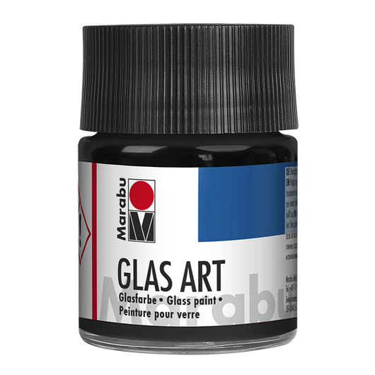 Marabu GLASART oldószeres üvegfesték 473 fekete 50ml