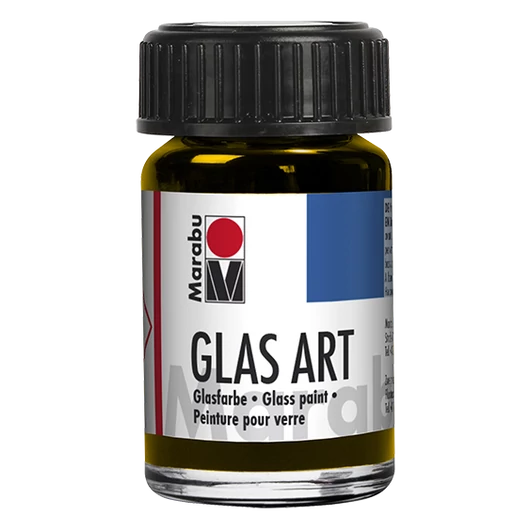 Marabu GLASART oldószeres üvegfesték 420 sárga 15ml