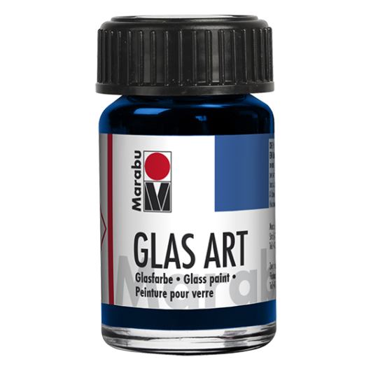 Marabu GLASART oldószeres üvegfesték 455 sötétkék 15ml