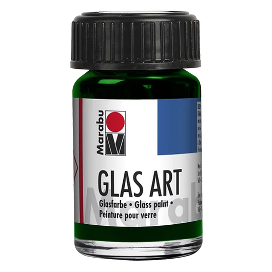 Marabu GLASART oldószeres üvegfesték 463 világos zöld 15ml
